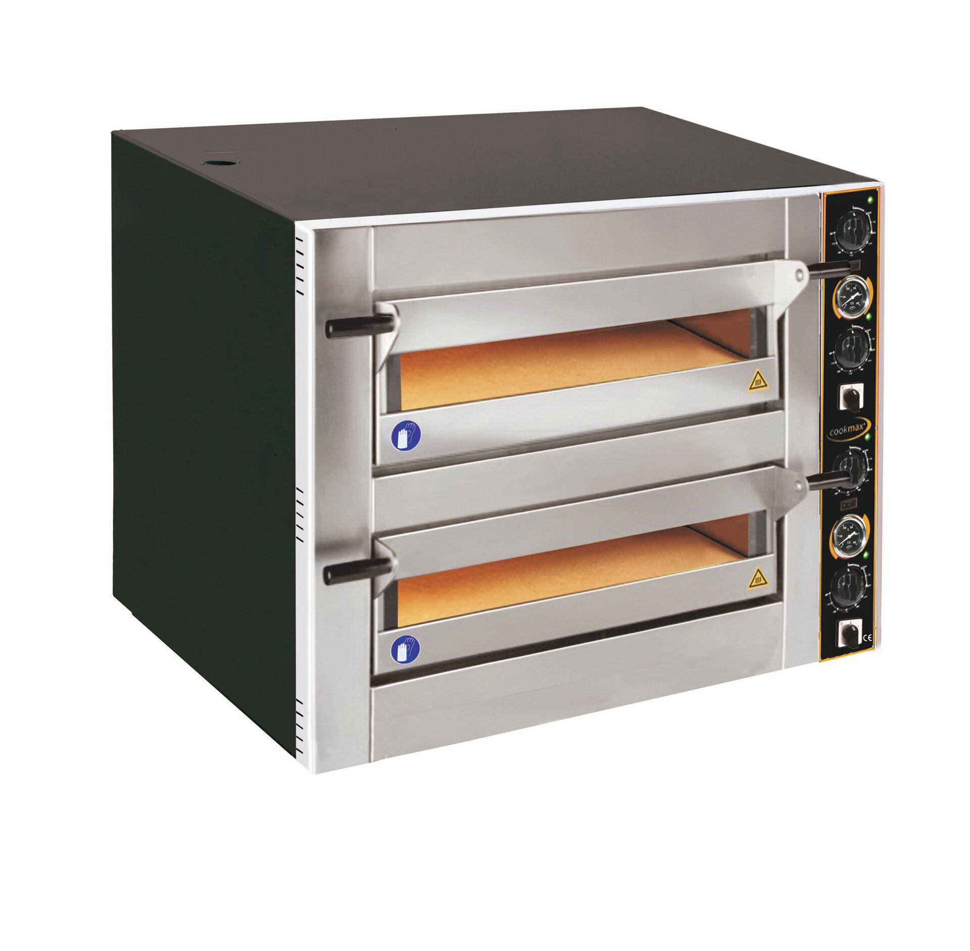 Pizzaofen für 8 Pizzen, Ø 300 mm / 32 A Anschluss erforderlich