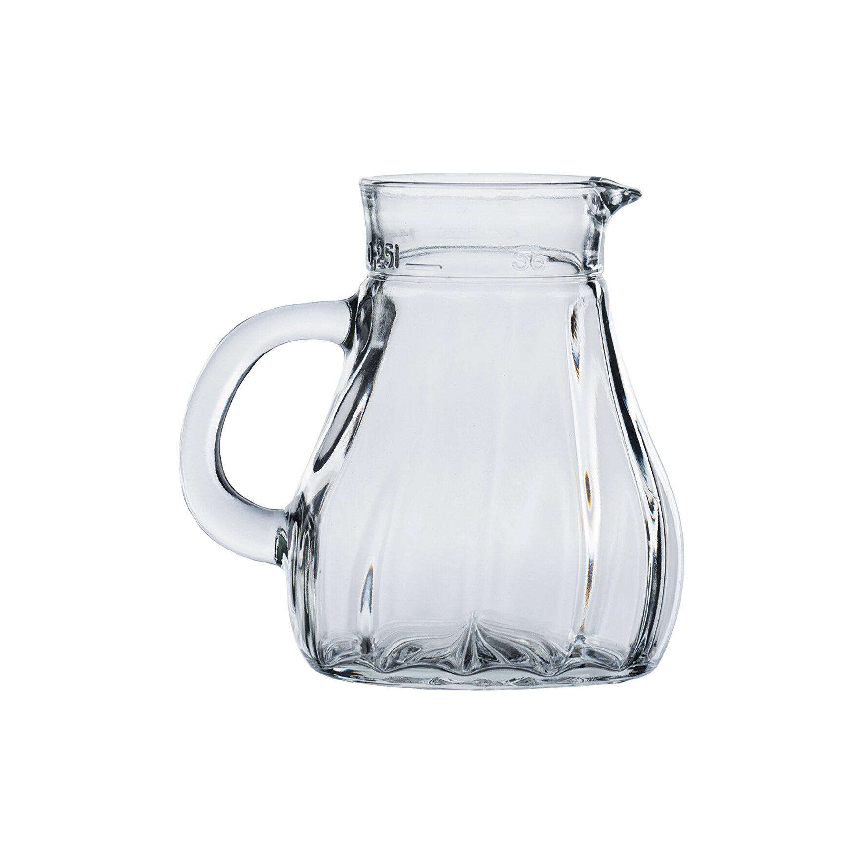 Weinkrug Spiraloptik 0,28 l 0,25 /-/ PR Salzburg Weinkrug