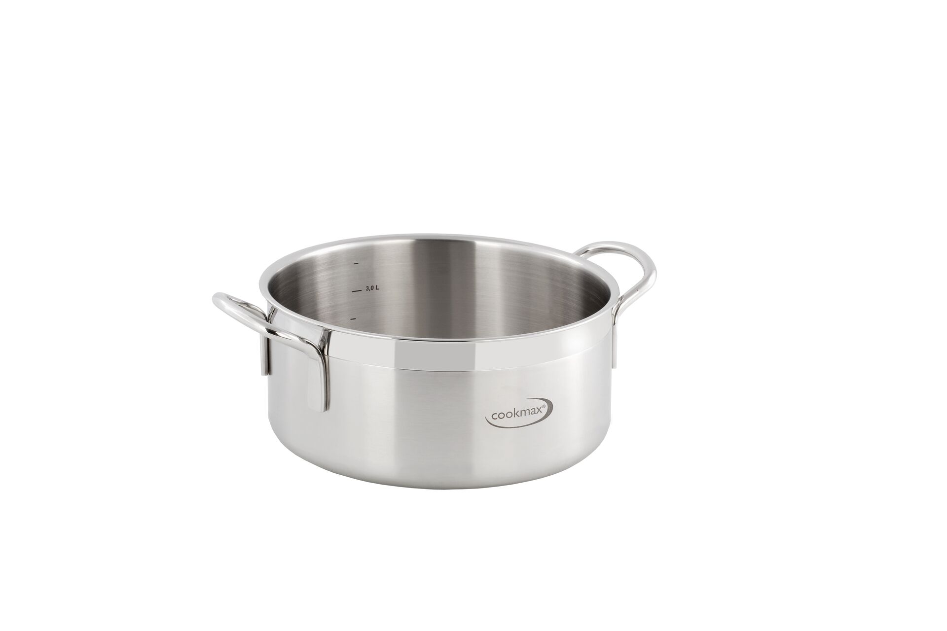 Bratentopf flach "Cookmax Gourmet" 24 cm H: 10,5 cm Inhalt 4,7 l