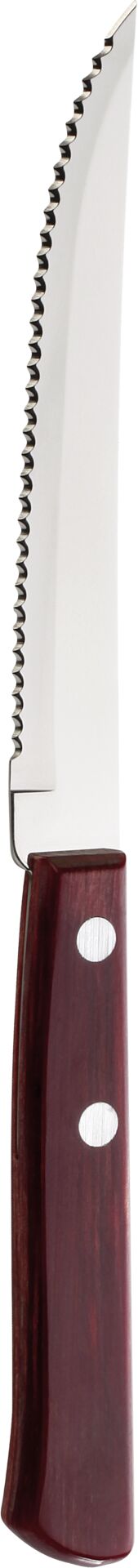 Steak- / Pizzamesser "Churrasco" 21 cm mahagoni