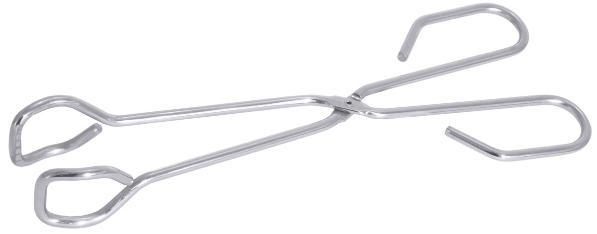 Grillzange 190 mm Greiffläche geriffelt