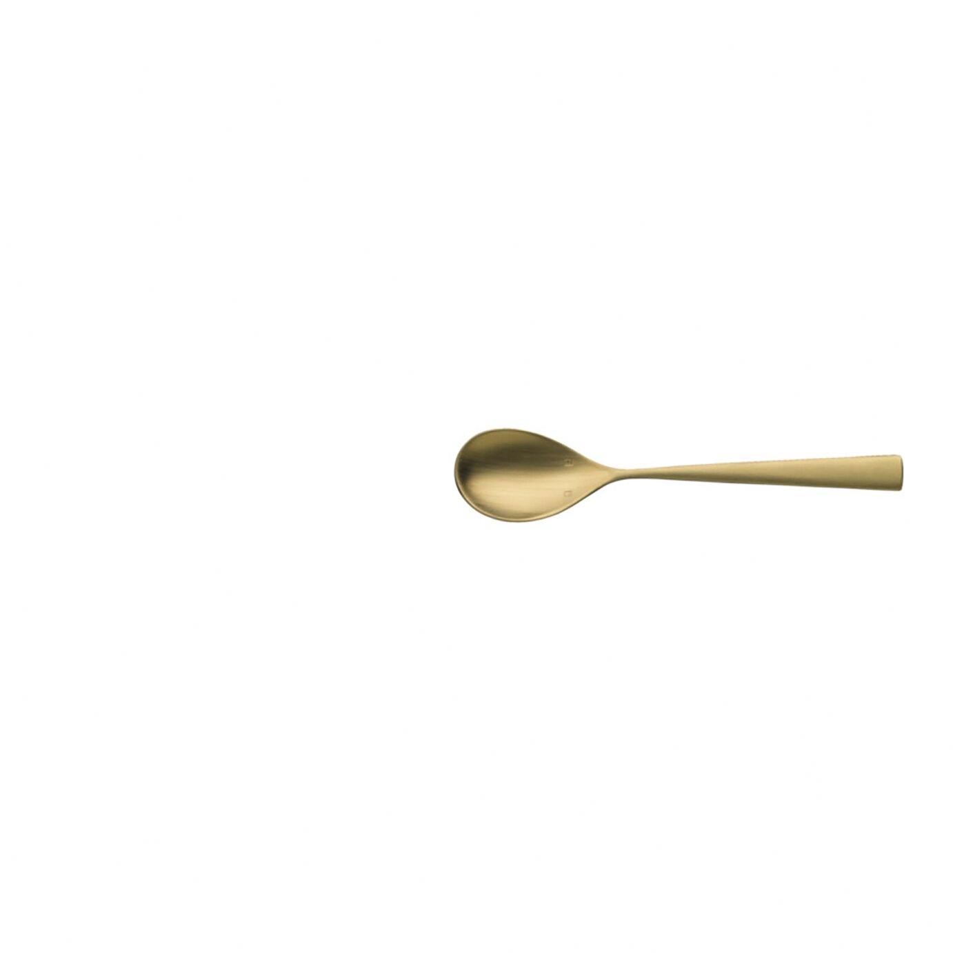 Kaffeelöffel 132 mm gebürstet PVD Gold Accent