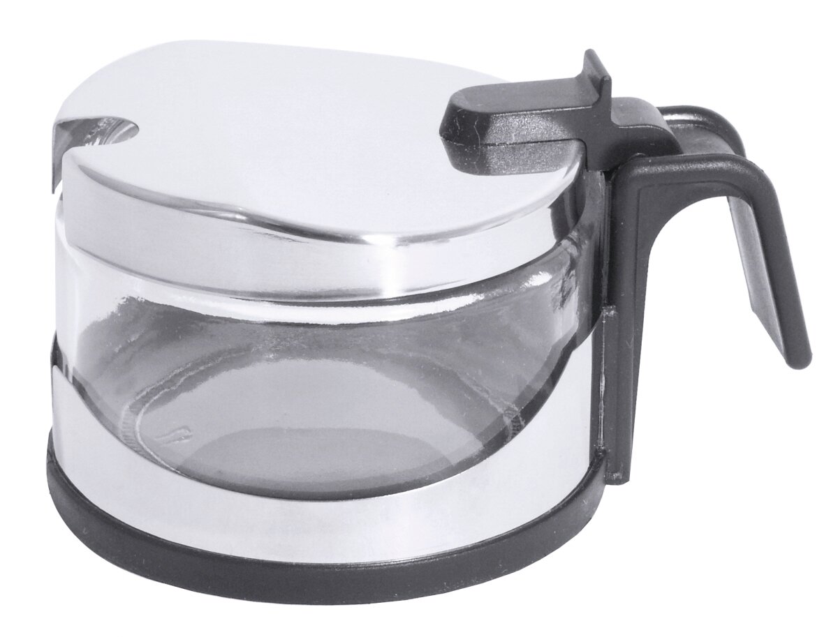 Parmesan- / Konfitürendose 0,20 l 95 x 95 x 60 mm mit Löffel