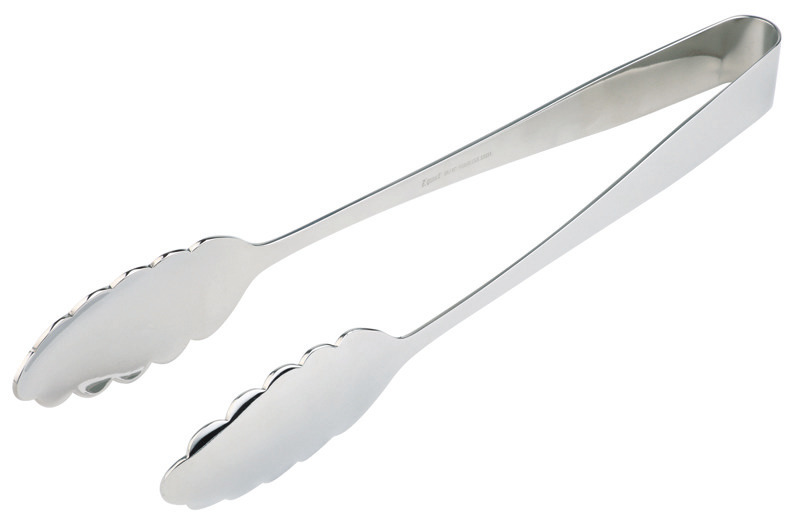Gebäckzange 275 mm hochglanzpoliert / fugenlos / extra schwere Qualität