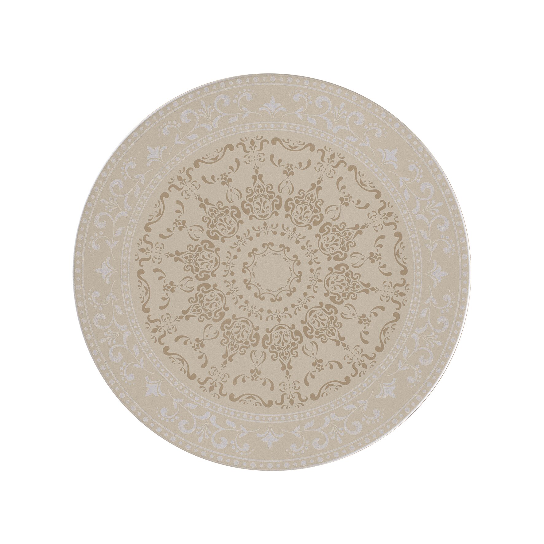 Teller flach rund 265 mm Argila Messina