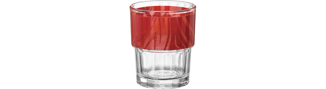 Lyon Optique Becher stapelbar 71 mm / 0,21 l rot Natura Red