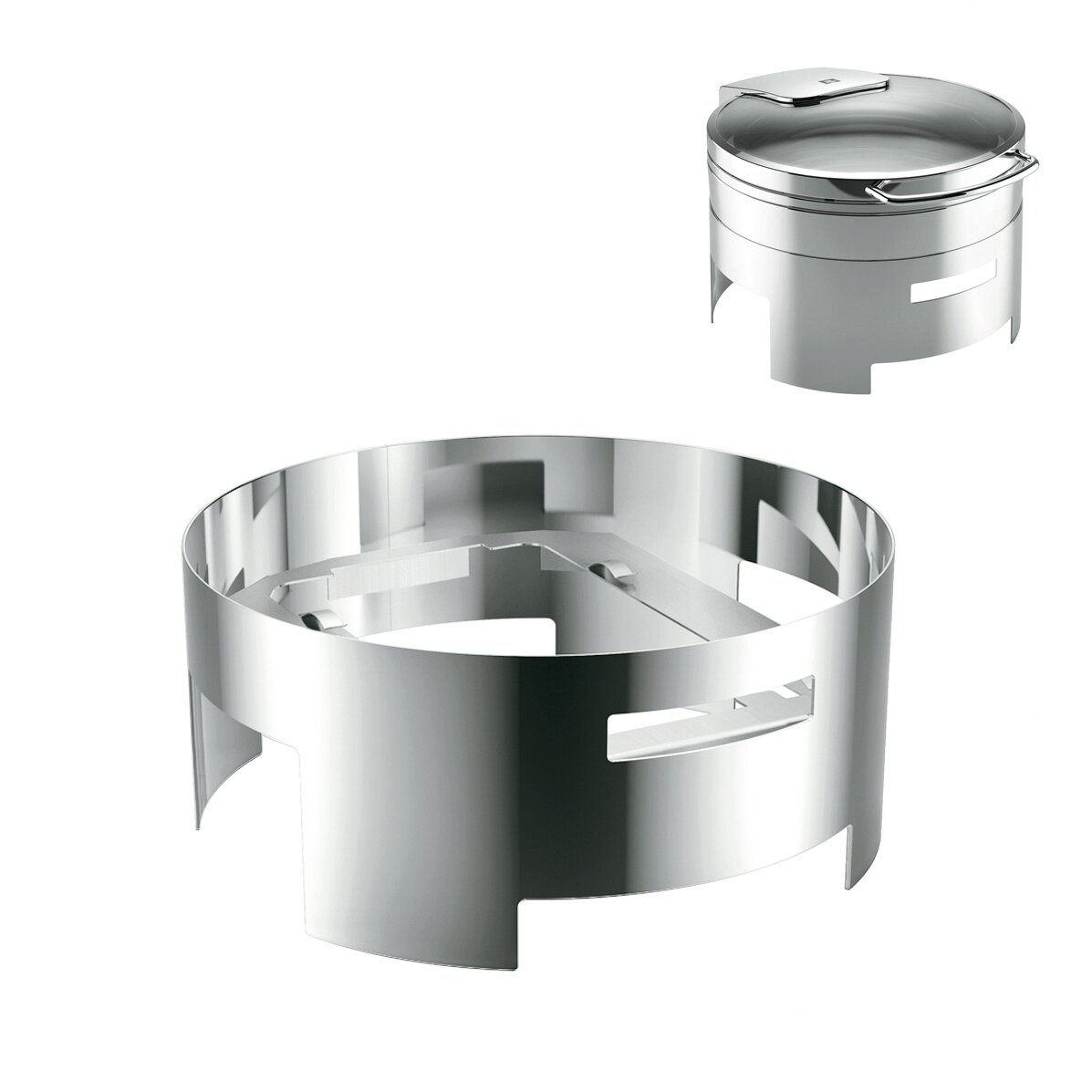 Buffetgestell 390 x 390 x 170 mm ohne Chafing Dish Induktion Plus