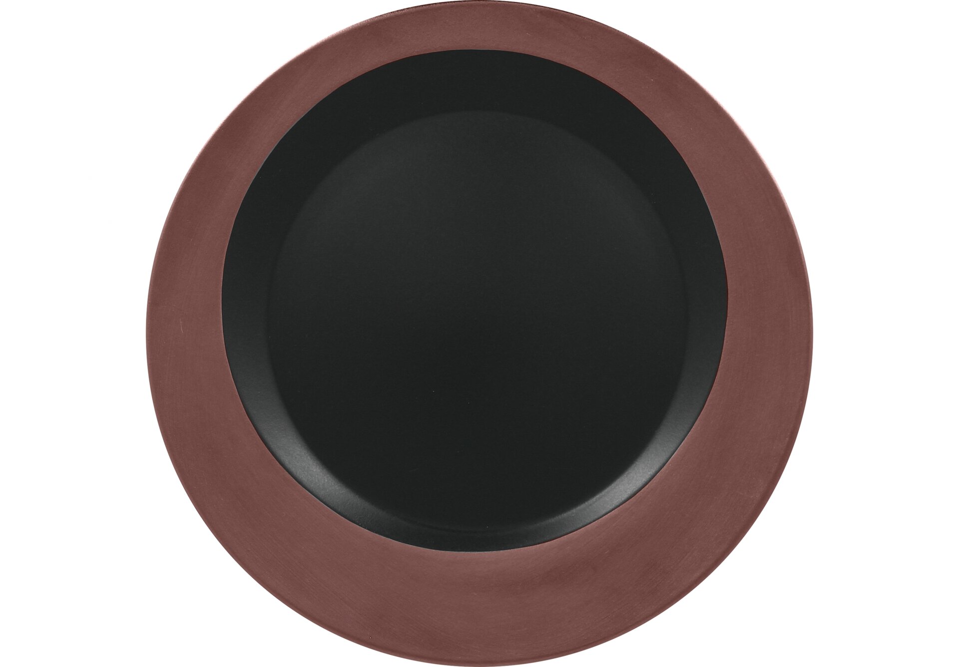 Teller rund 300 mm schwarz / bronze