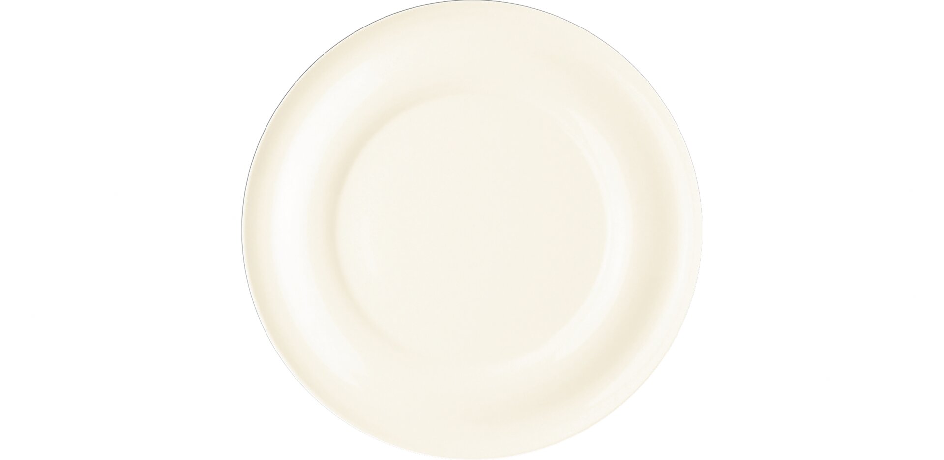 Teller flach 210 mm crème