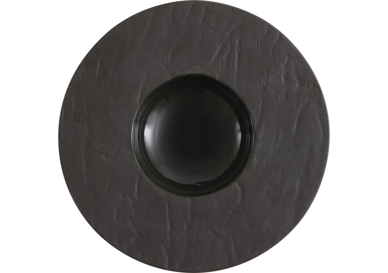 Gourmetteller tief breite Fahne 280 mm / 0,26 l schwarz Nature Dark