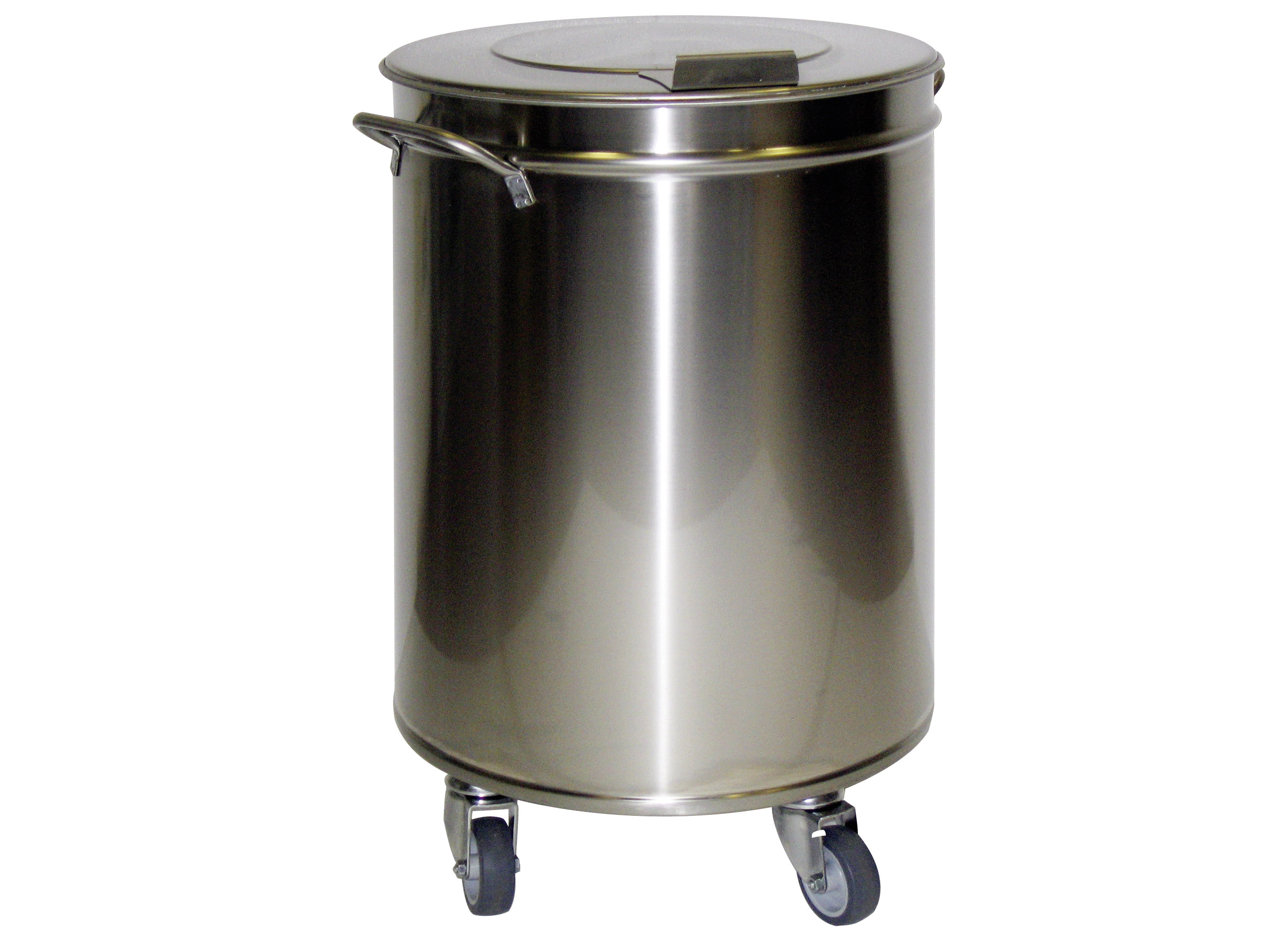 Abfalleimer Edelstahl 95 Liter