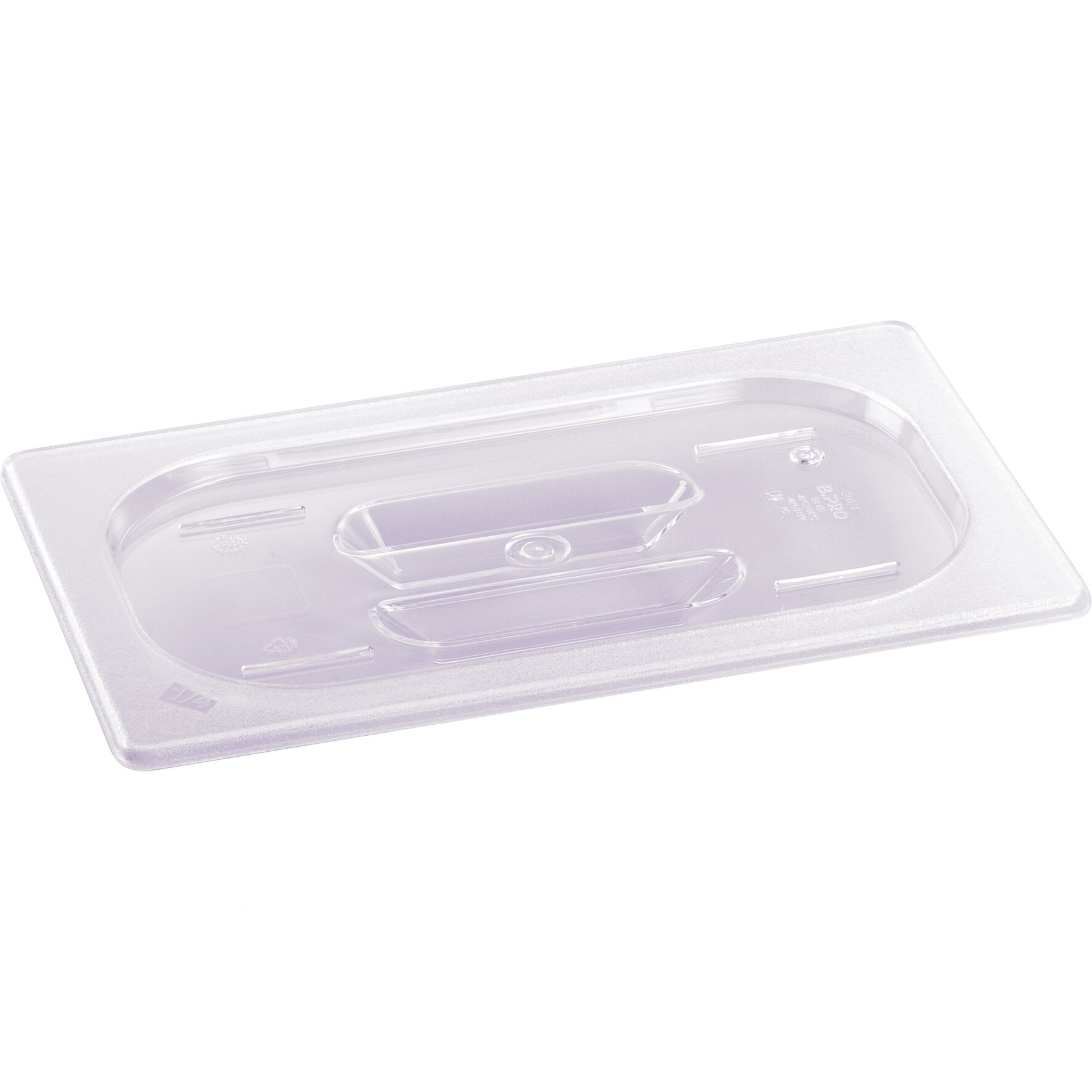 GN-Deckel mit Griffmulde GN 1/4  Polycarbonat