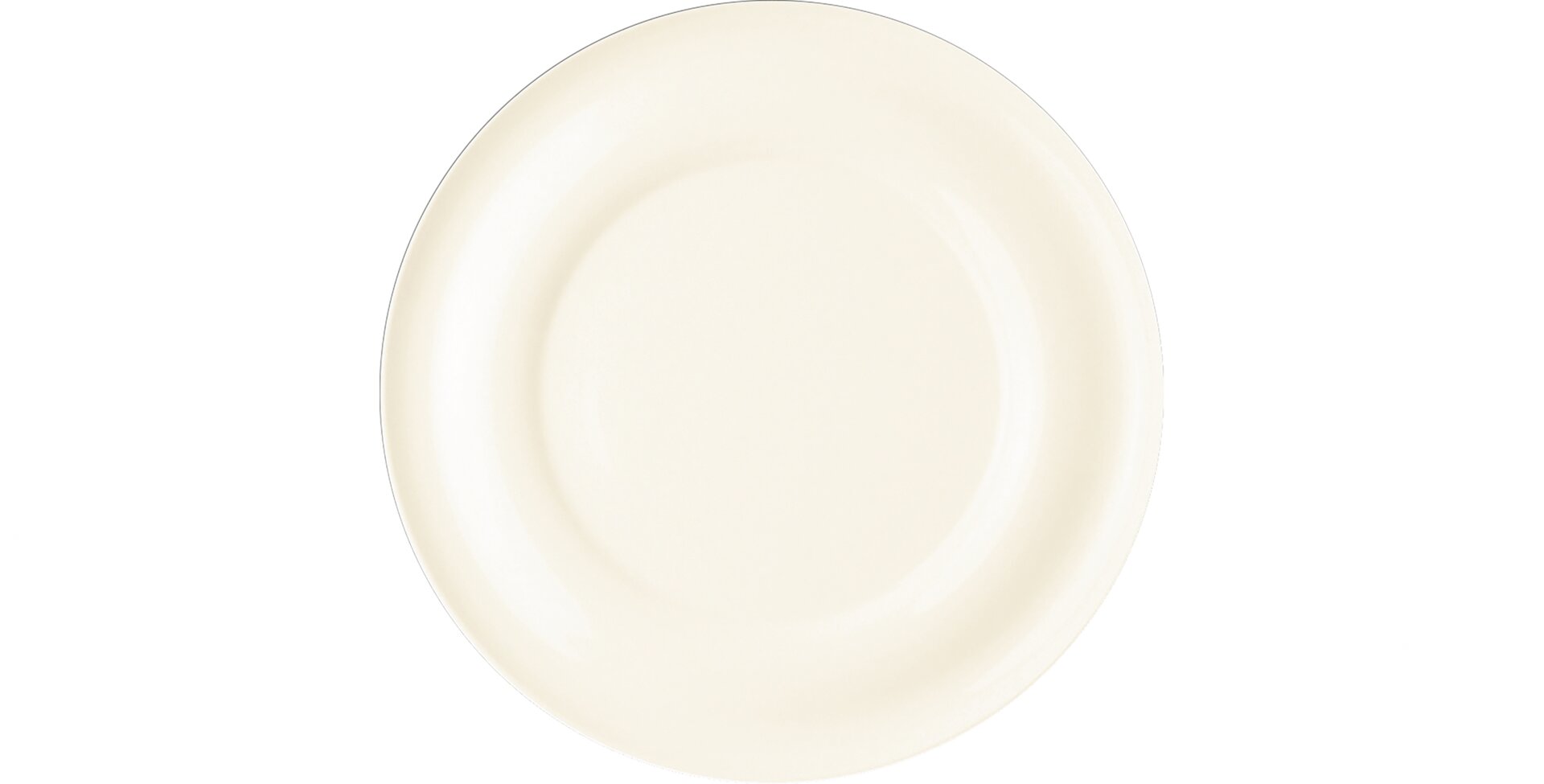 Teller flach 190 mm crème