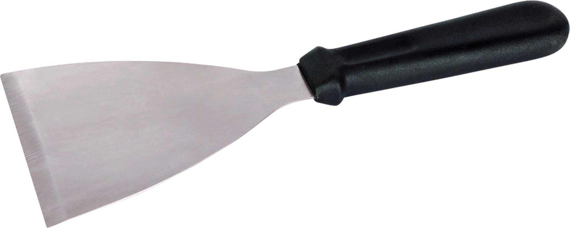 Spachtel sind notwendige Küchenwerkzeuge und helfen beim beispielsweise Abtragen von Bratrückständen oder auch angebrannten Krusten auf Bratflächen, Pfannen oder im Kochgeschirr. Oft werden sie auch als Fettabstecher eingesetzt. 
 