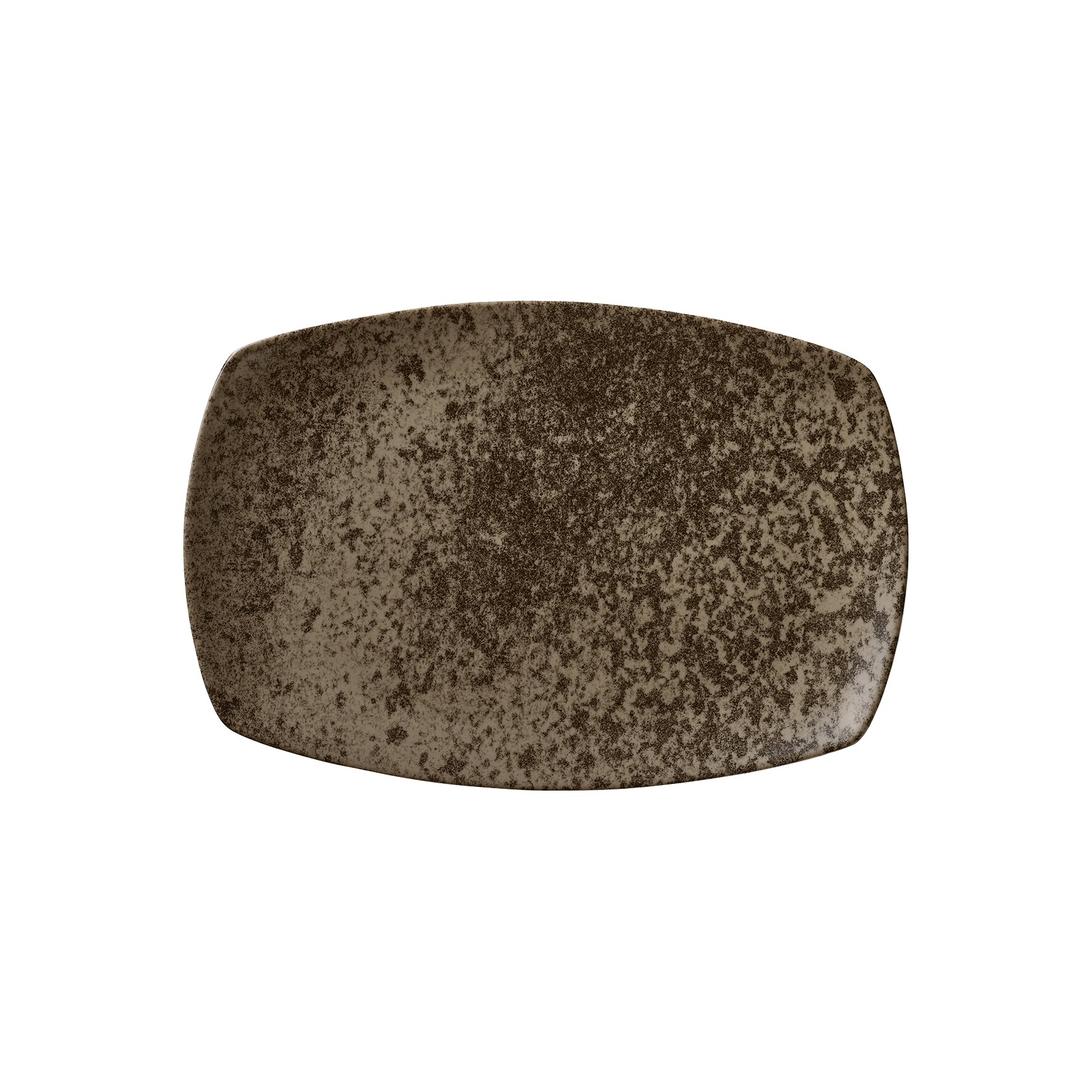 Coupplatte rechteckig  279 x 183 mm dark brown