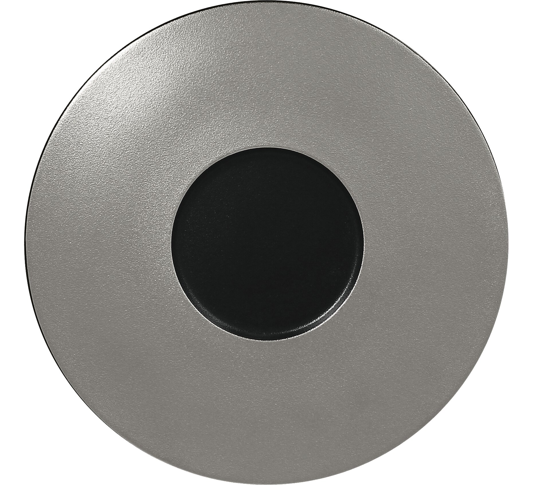 Gourmetteller flach 290 mm black-silver