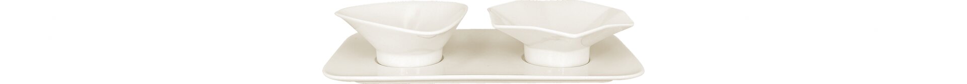 Schale Blumenform 160 x 160 x 50 mm / 0,21 l plain-white Aurea