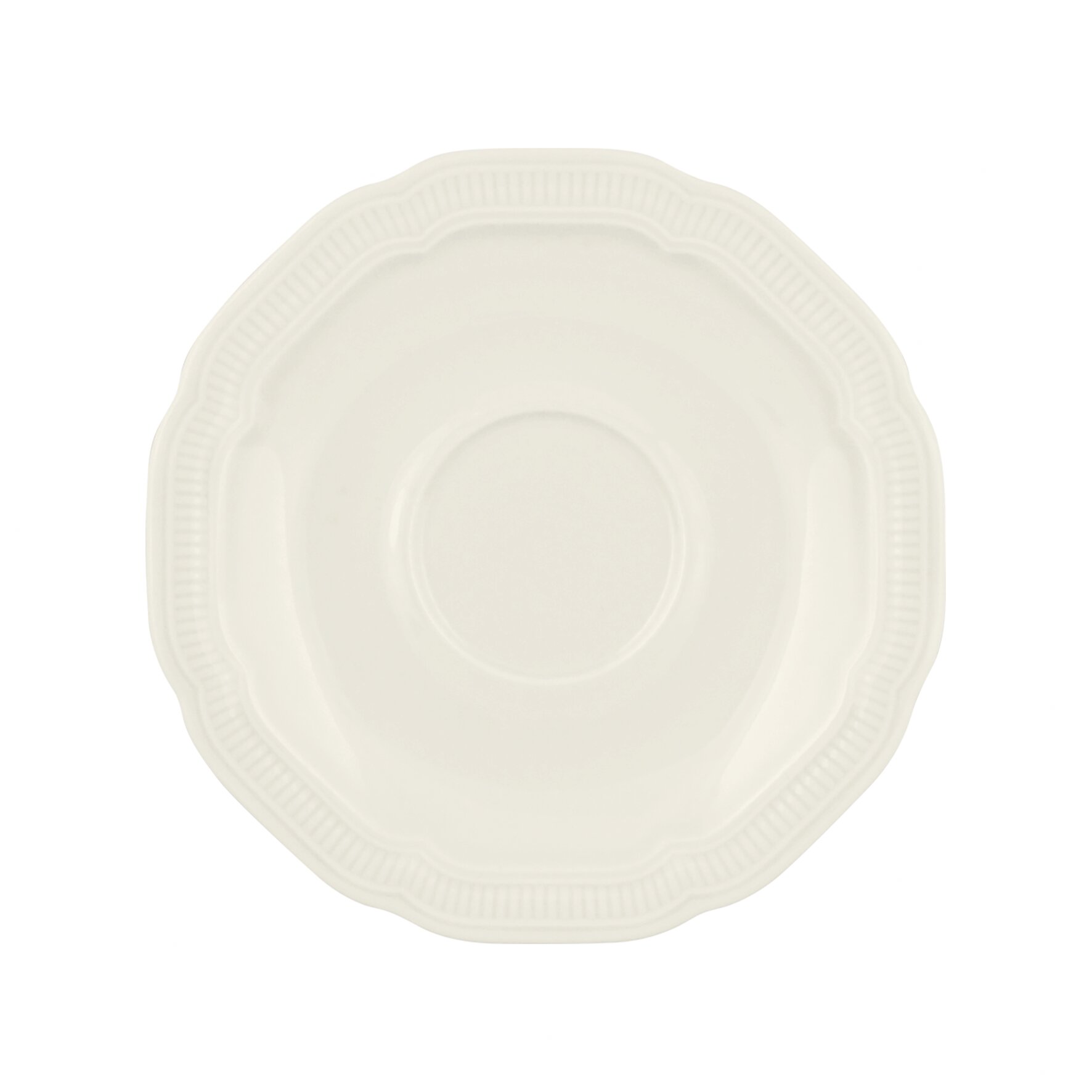 Kombi-Untertasse rund Relief 160 mm Create