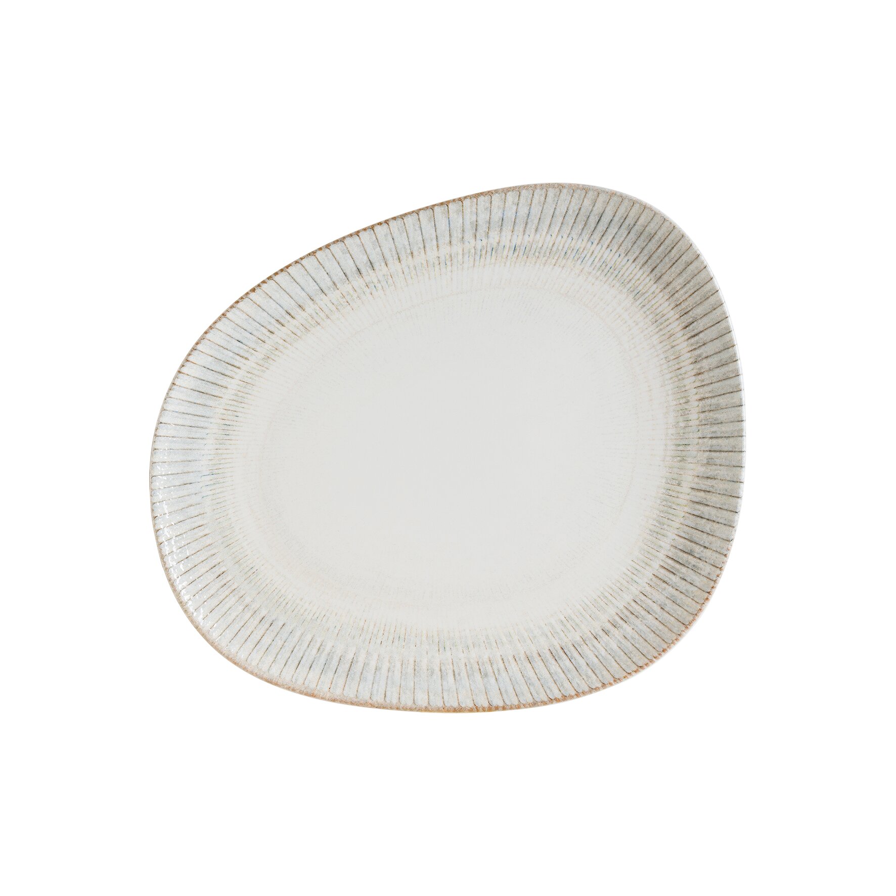 Teller flach Vago 240 x 200 mm creme Galata