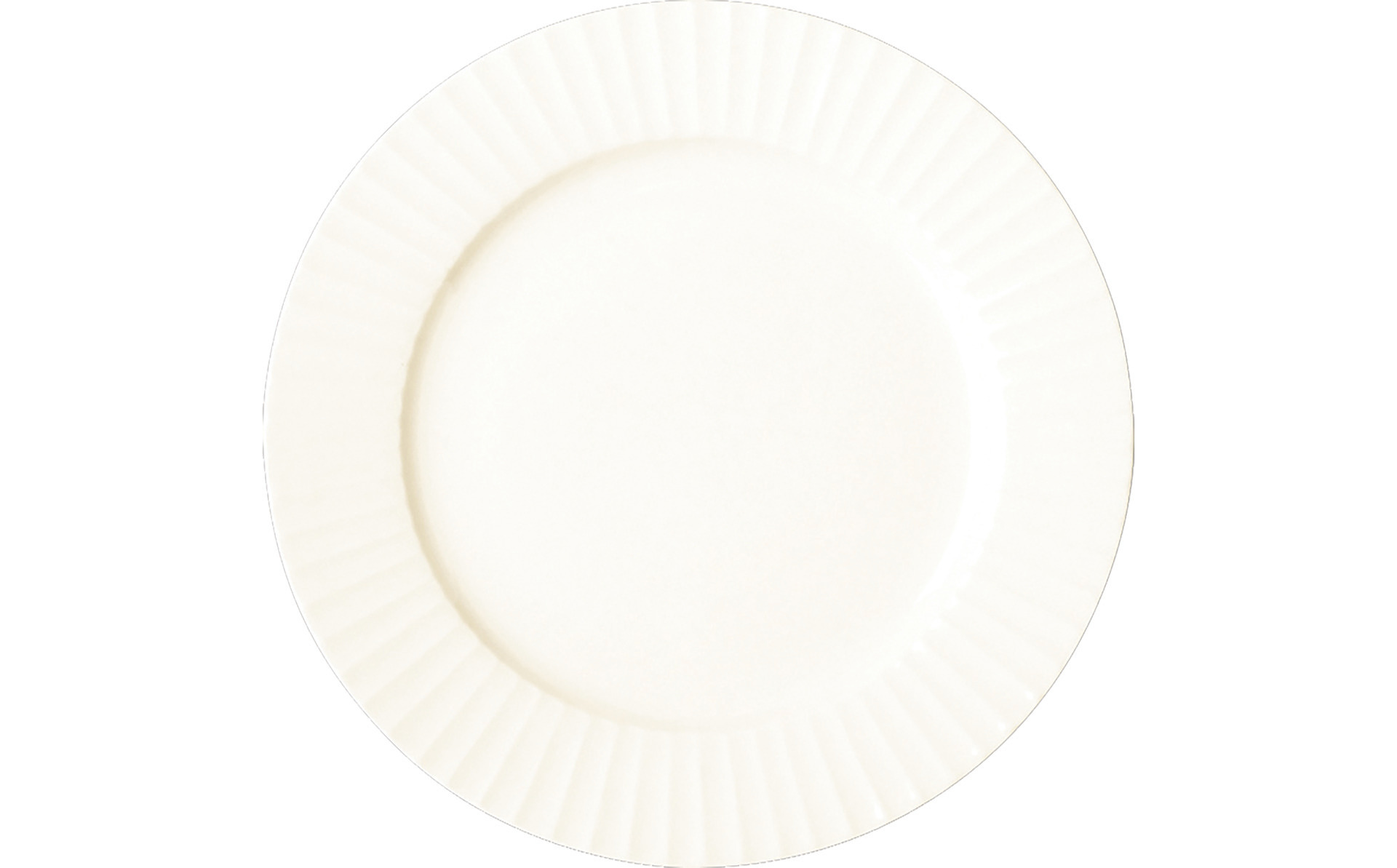 Teller flach 270 mm crème