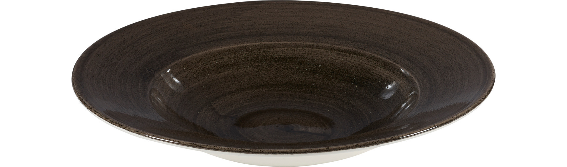 Teller tief mit breiter Fahne Profile 280 mm / 0,47 l Iron schwarz