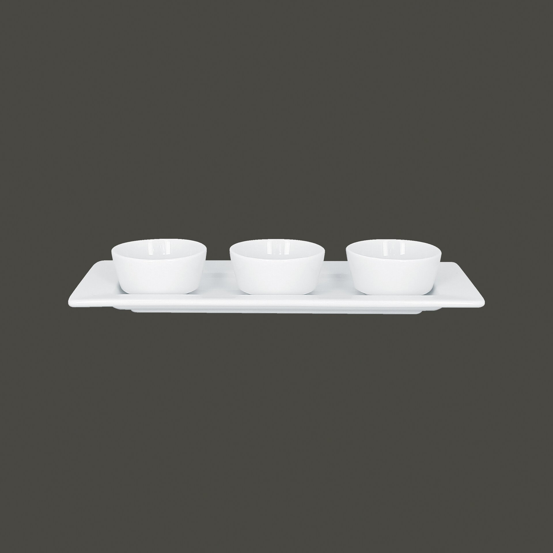 Teller rechteckig 290 x 120 mm bright-white