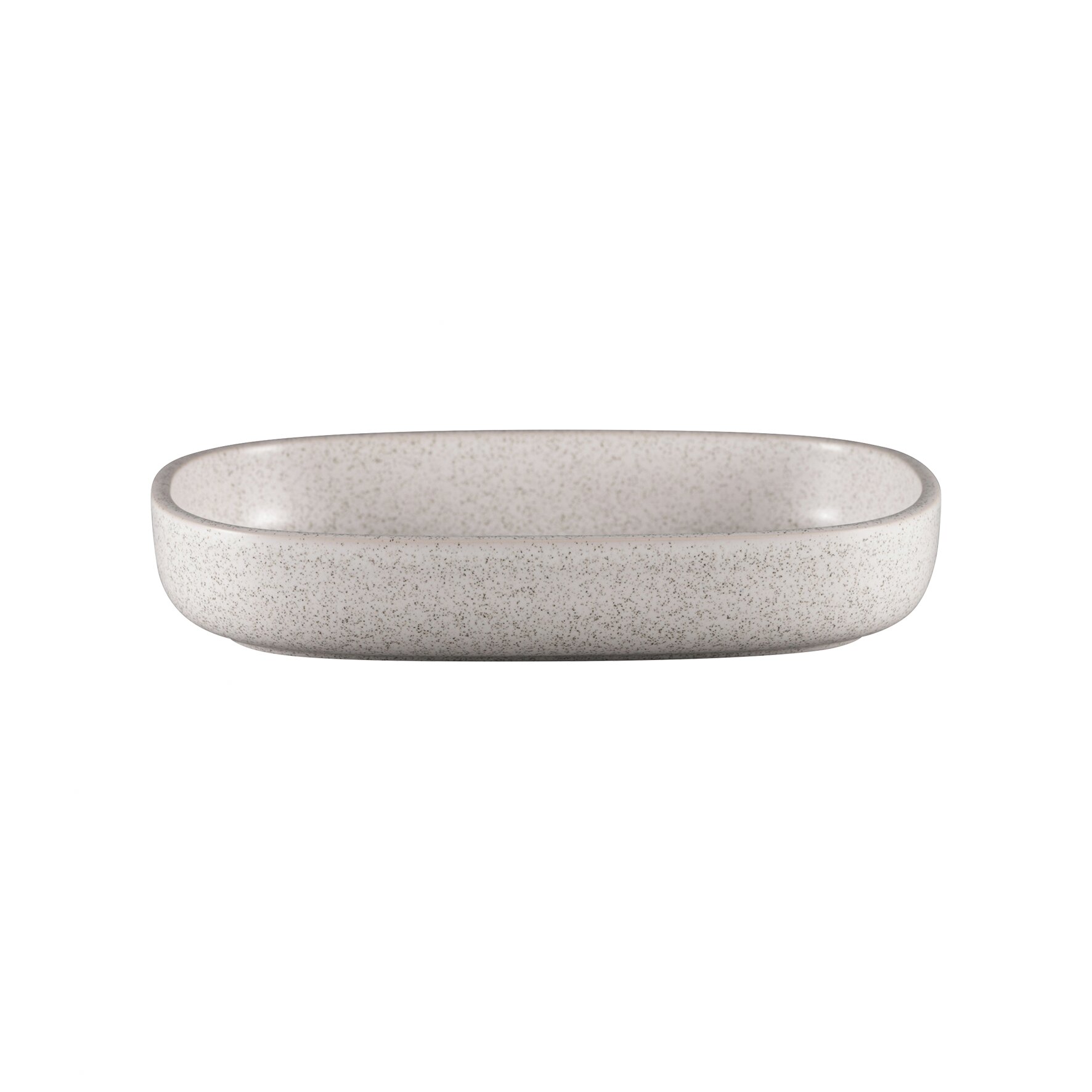 Platte oval tief 260 x 183 mm / 1,12 l clay grey Ease Clay Grey