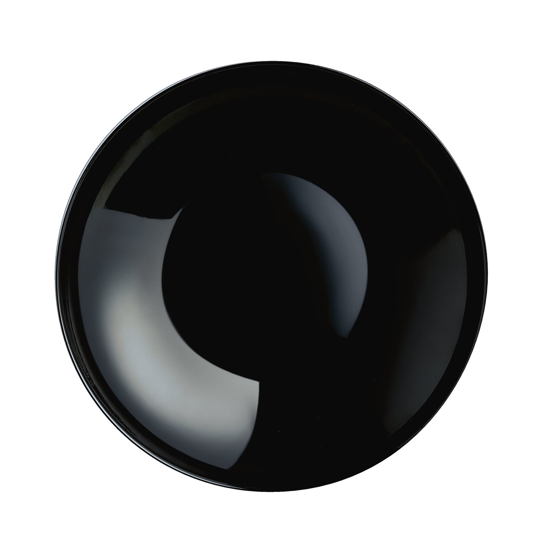Teller tief 260 mm uni schwarz