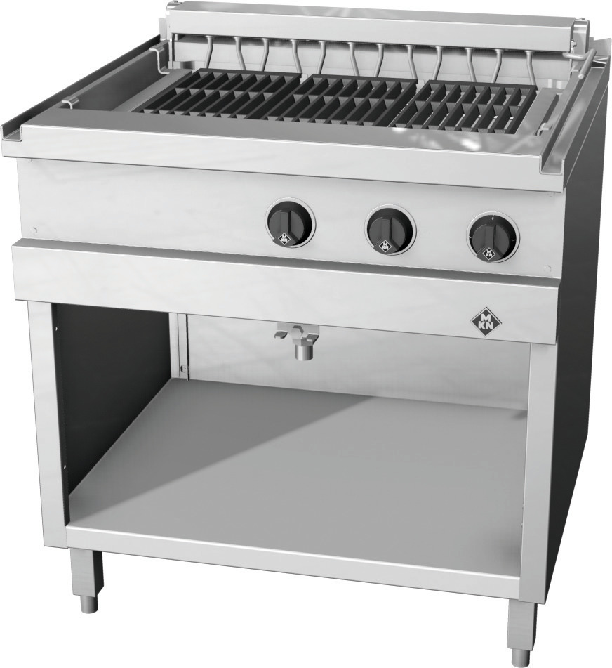 Elektro-Infra-Grill 2 / 2 Heizzonen /  Optima 700 / Grillfläche 580 x 470 mm