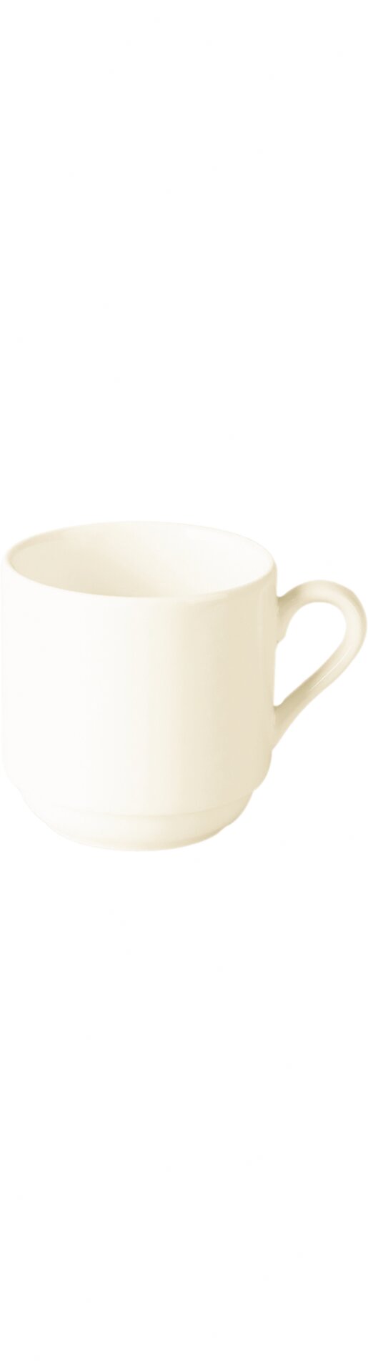 Tasse stapelbar hoch 90 mm / 0,28 l creme Banquet