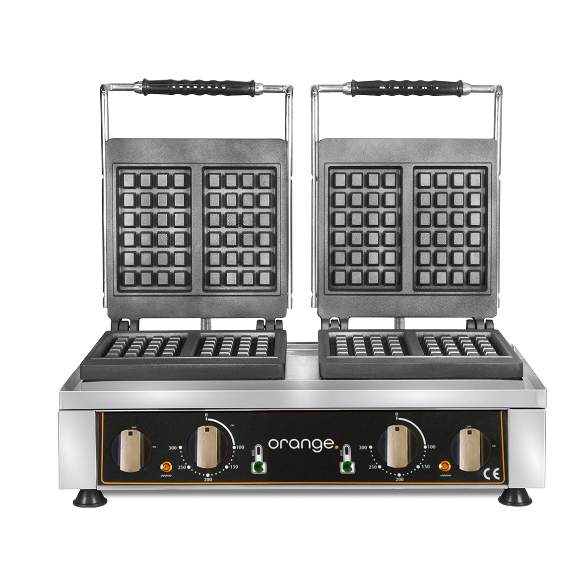 Waffeleisen Classico, 4 x (100 x 170 x 15 mm) orange