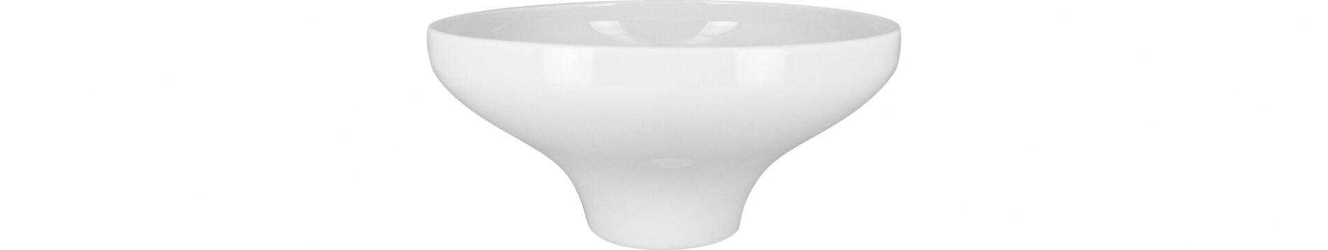 Schale rund 152 mm plain-white auch als Cloche für Bambusdämpfer 150 mm Moon