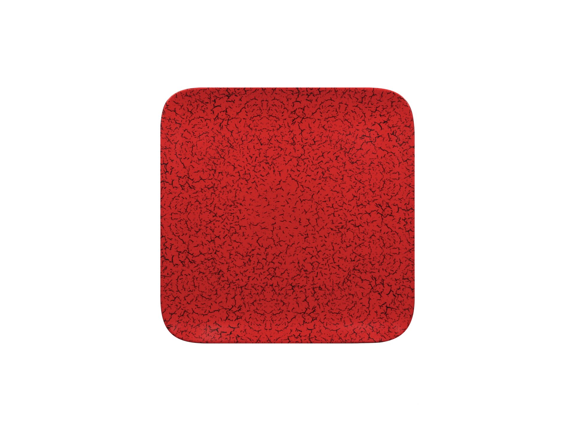Teller quadratisch 240 x 240 mm rot