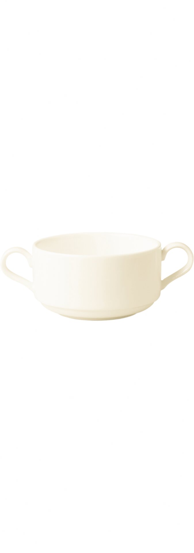 Suppentasse mit 2 Henkel 105 mm / 0,30 l creme Banquet