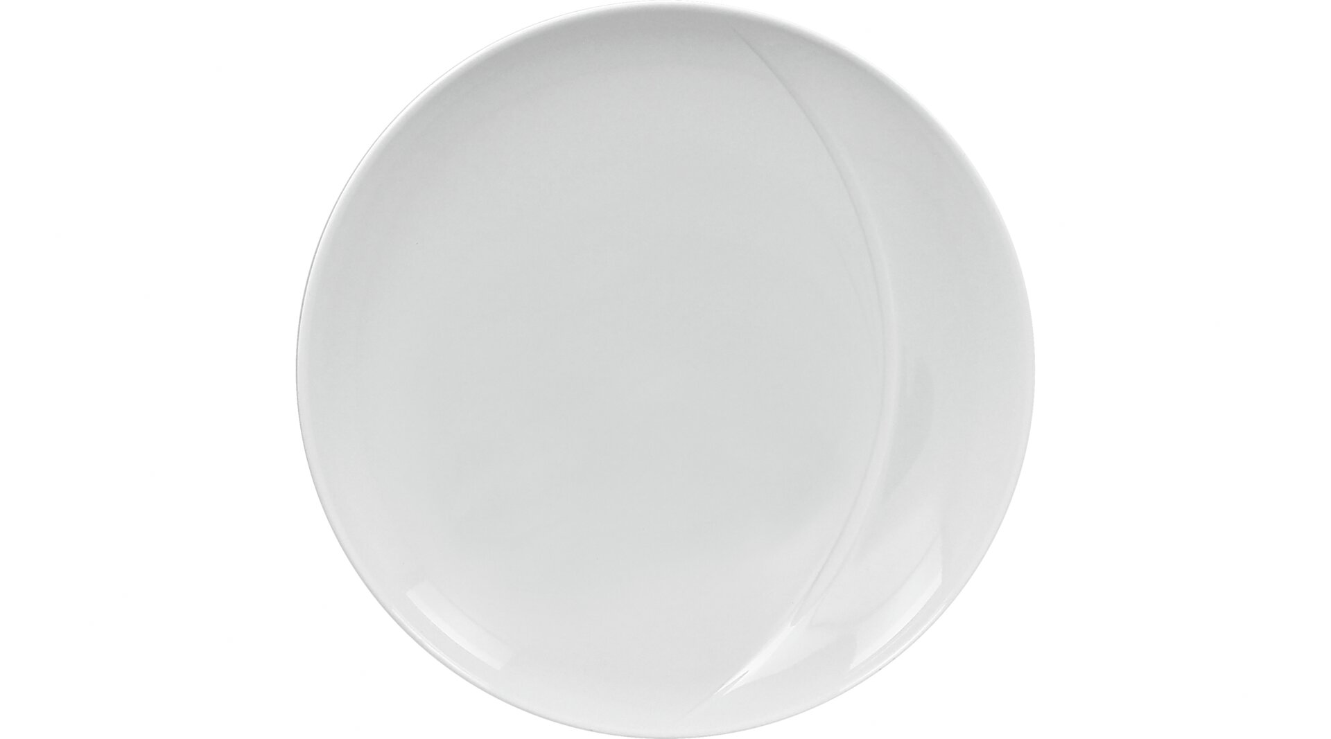 Teller tief 240 mm plain-white Moon