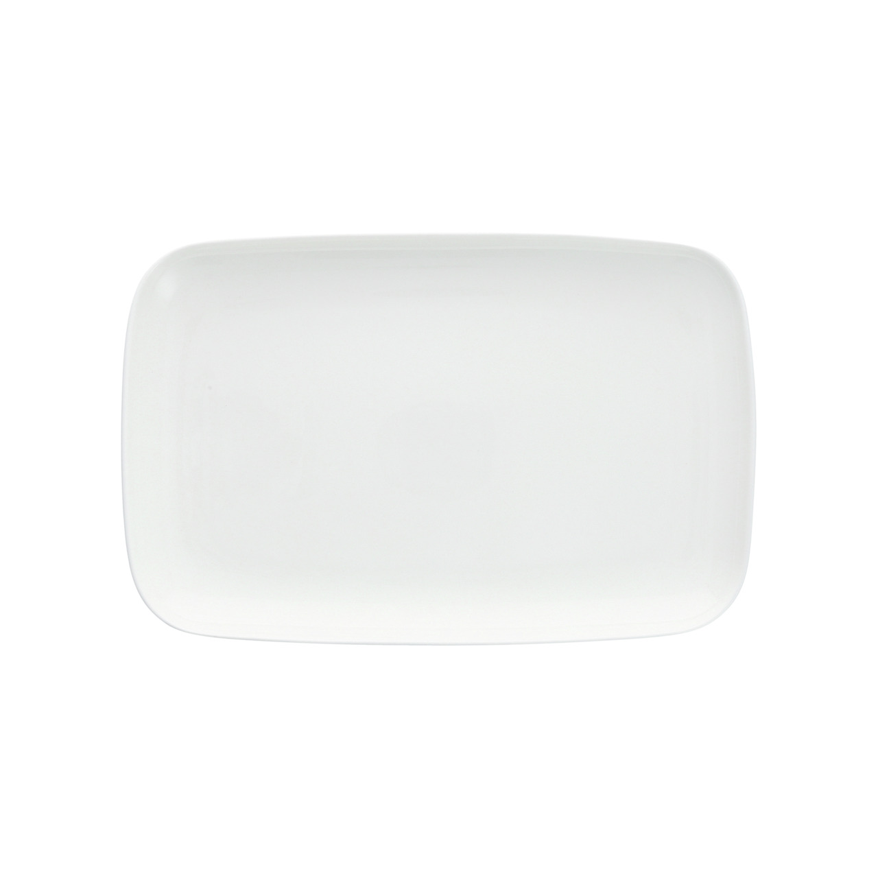 Coupeplatte rechteckig 290 x 190 mm weiß Modern Coupe
