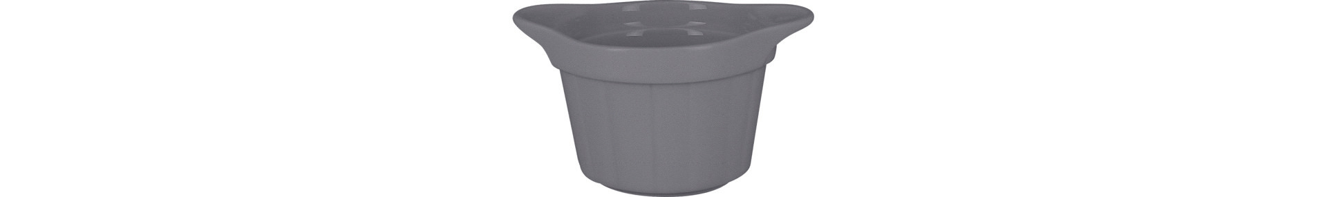 Auflaufform gerillt 90 mm / 0,21 l stone