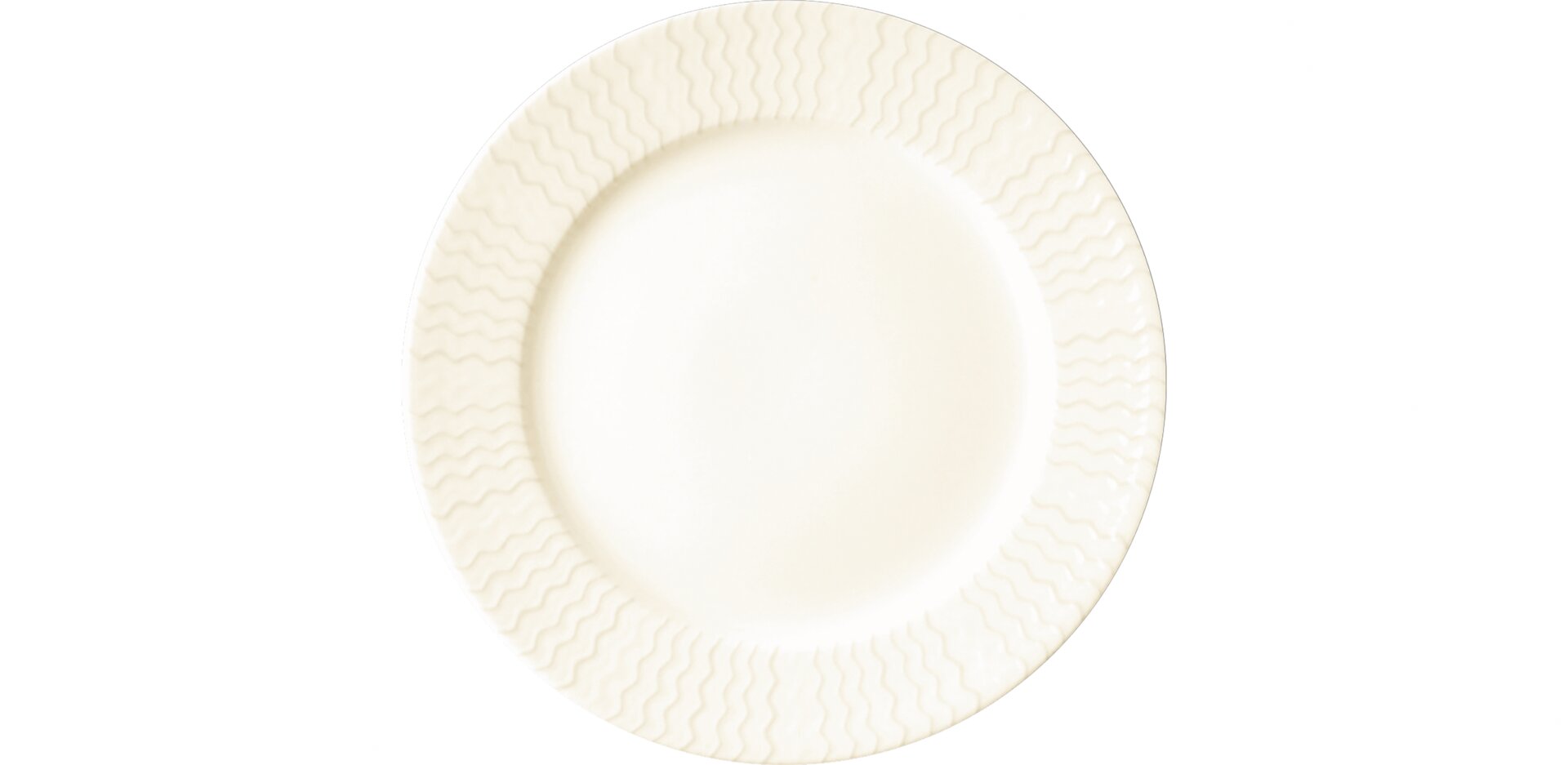 Teller flach 210 mm crème
