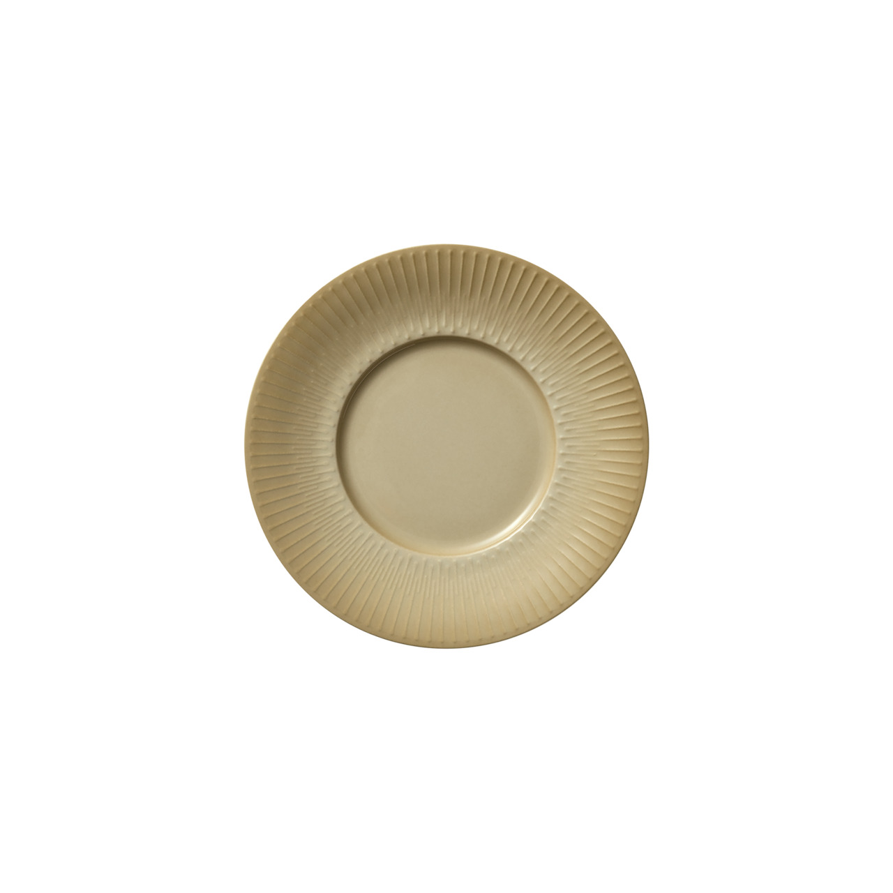 Teller flach mit Fahne 160 mm Relief Grounded