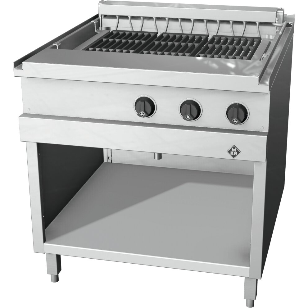 Elektro-Infra-Grill 2 / 2 Heizzonen /  Optima 850 / Grillfäche 580 x 470 mm
