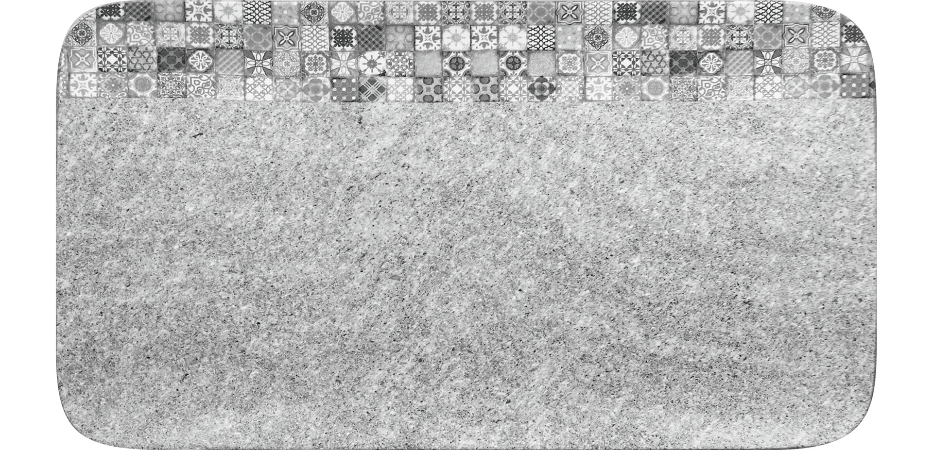 Platte rechteckig 380 x 210 mm