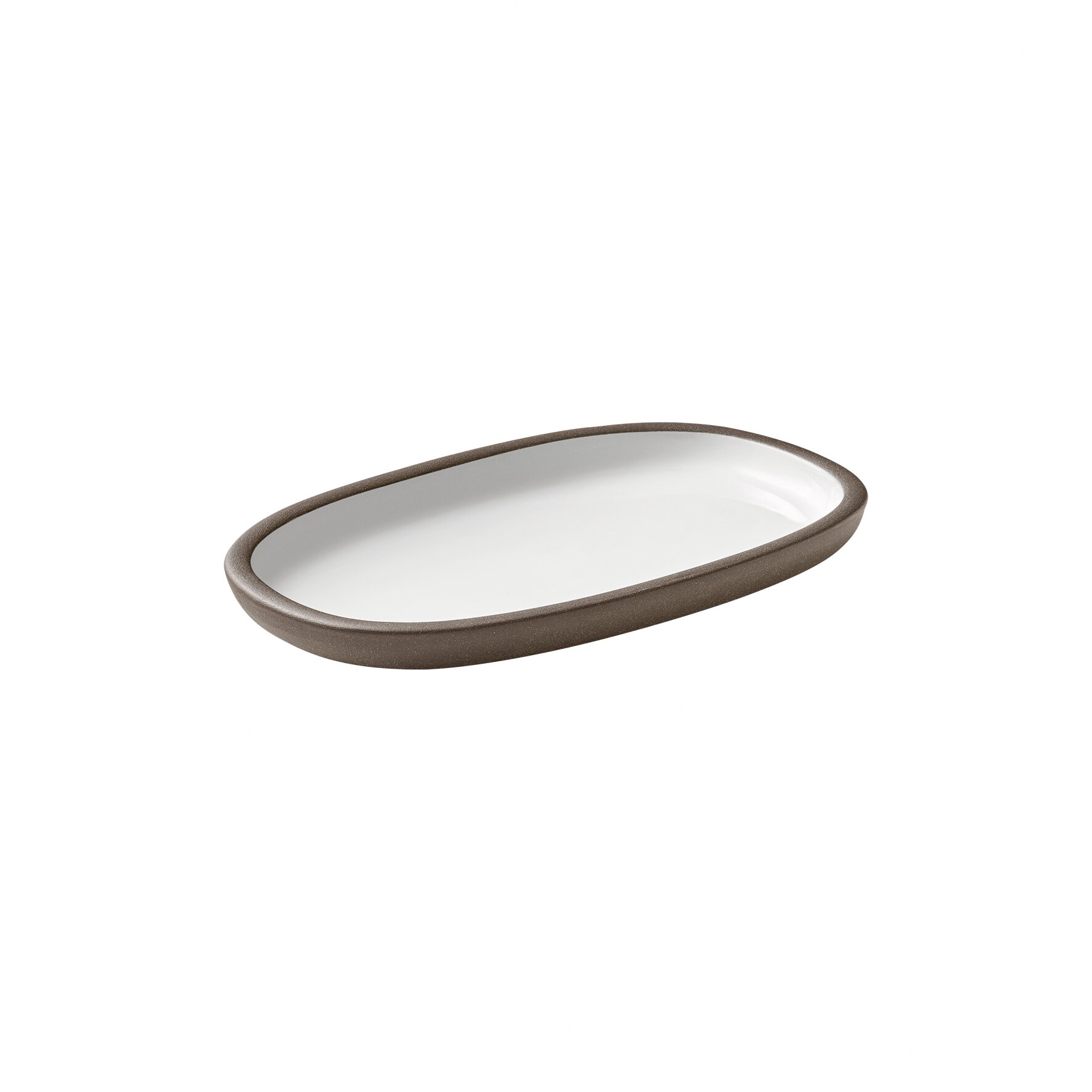 Coupplatte oval 190 x 110 mm weiß ReNew
