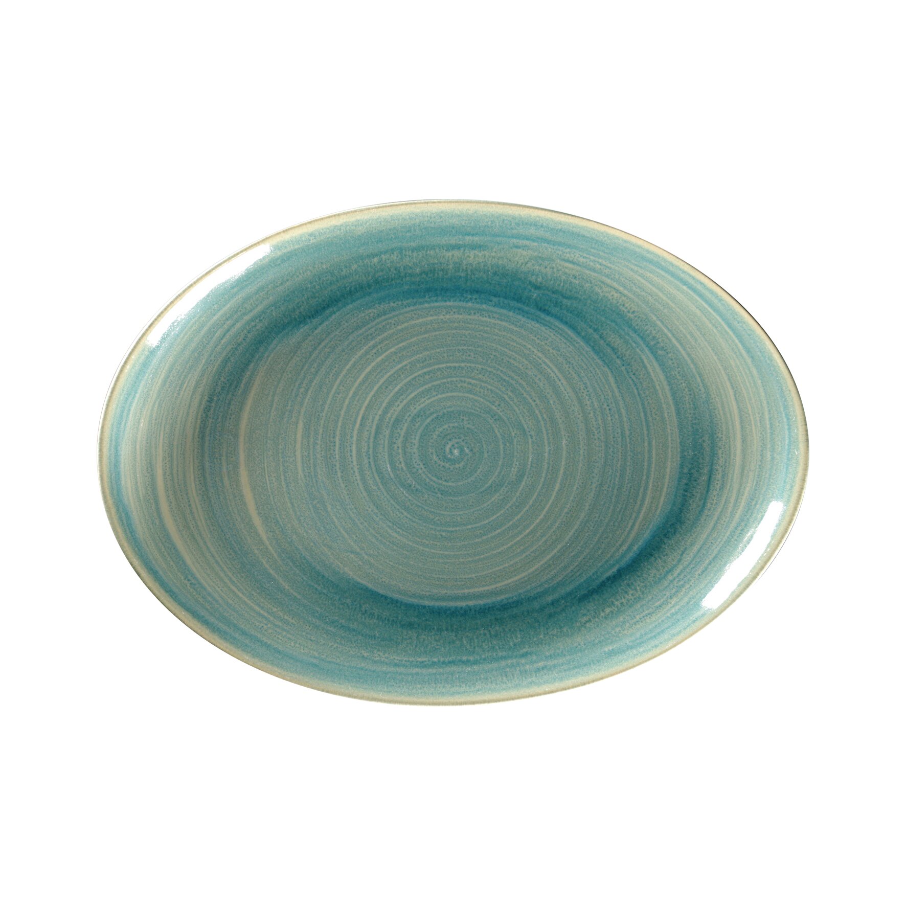 Platte oval 320 x 230 mm sapphire blue Spot Sapphire Blue