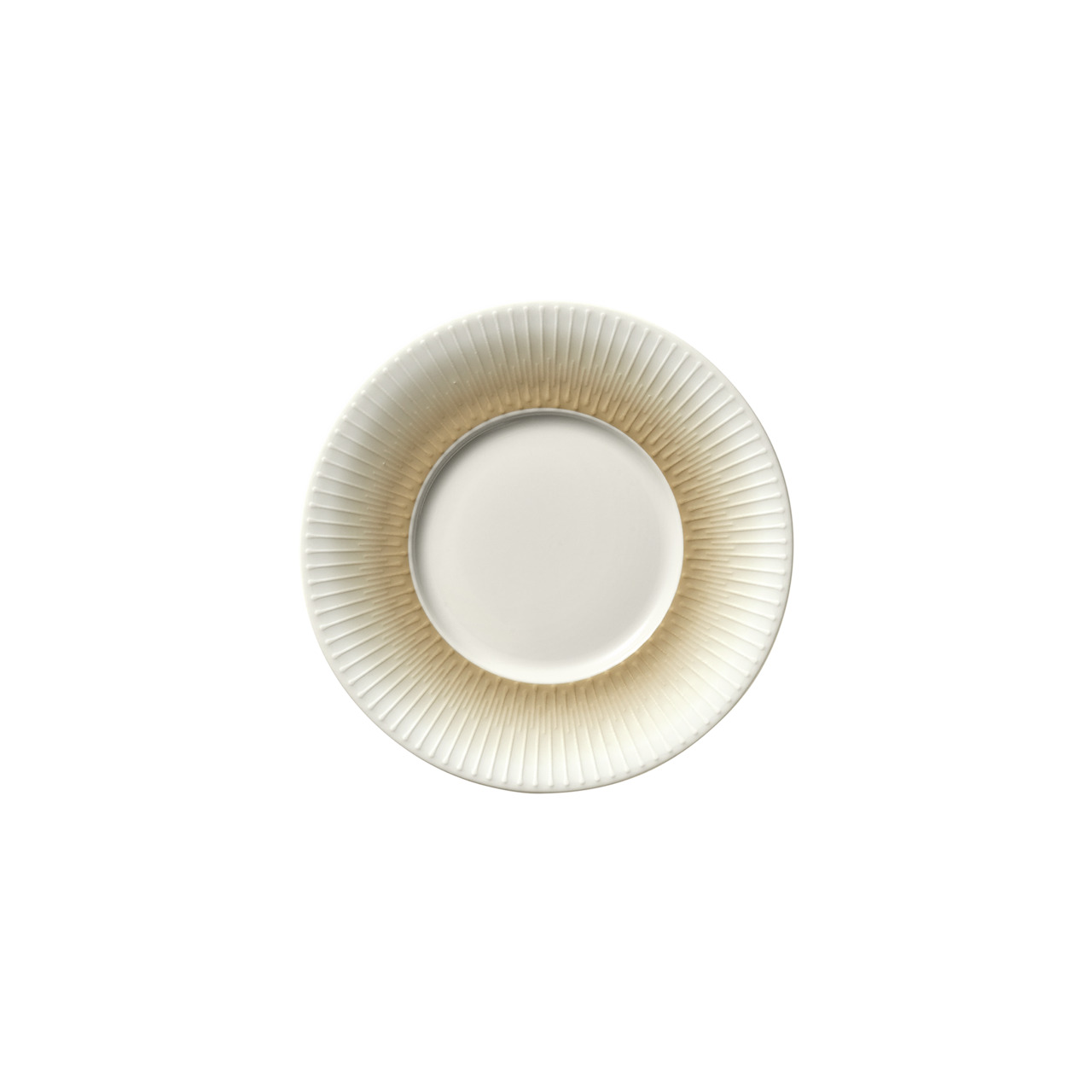 Teller flach mit Fahne 160 mm Relief Fringe