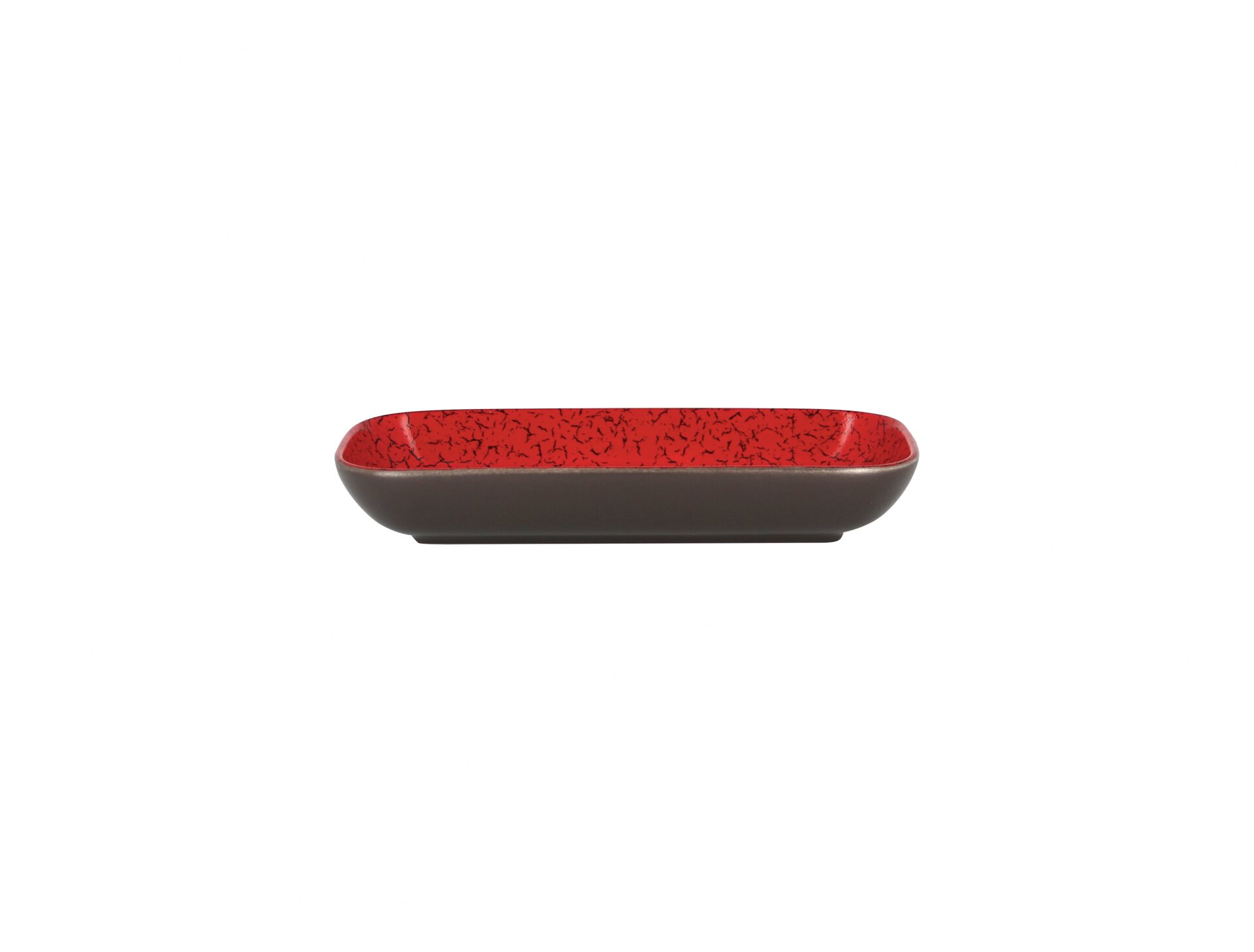 Schale rechteckig 220 x 110 mm rot