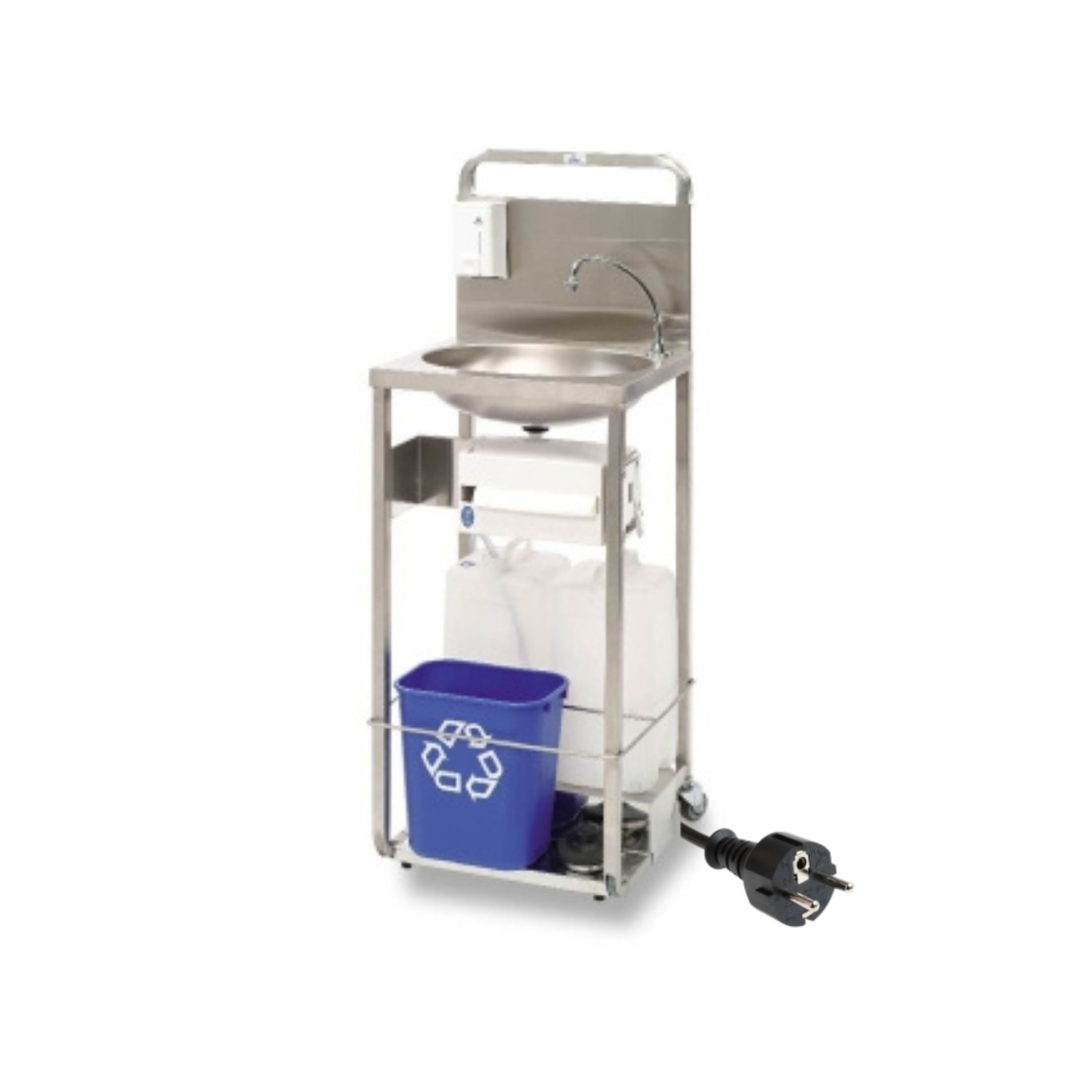 Handwaschbecken Warmwasser 1 Becken, fahrbar