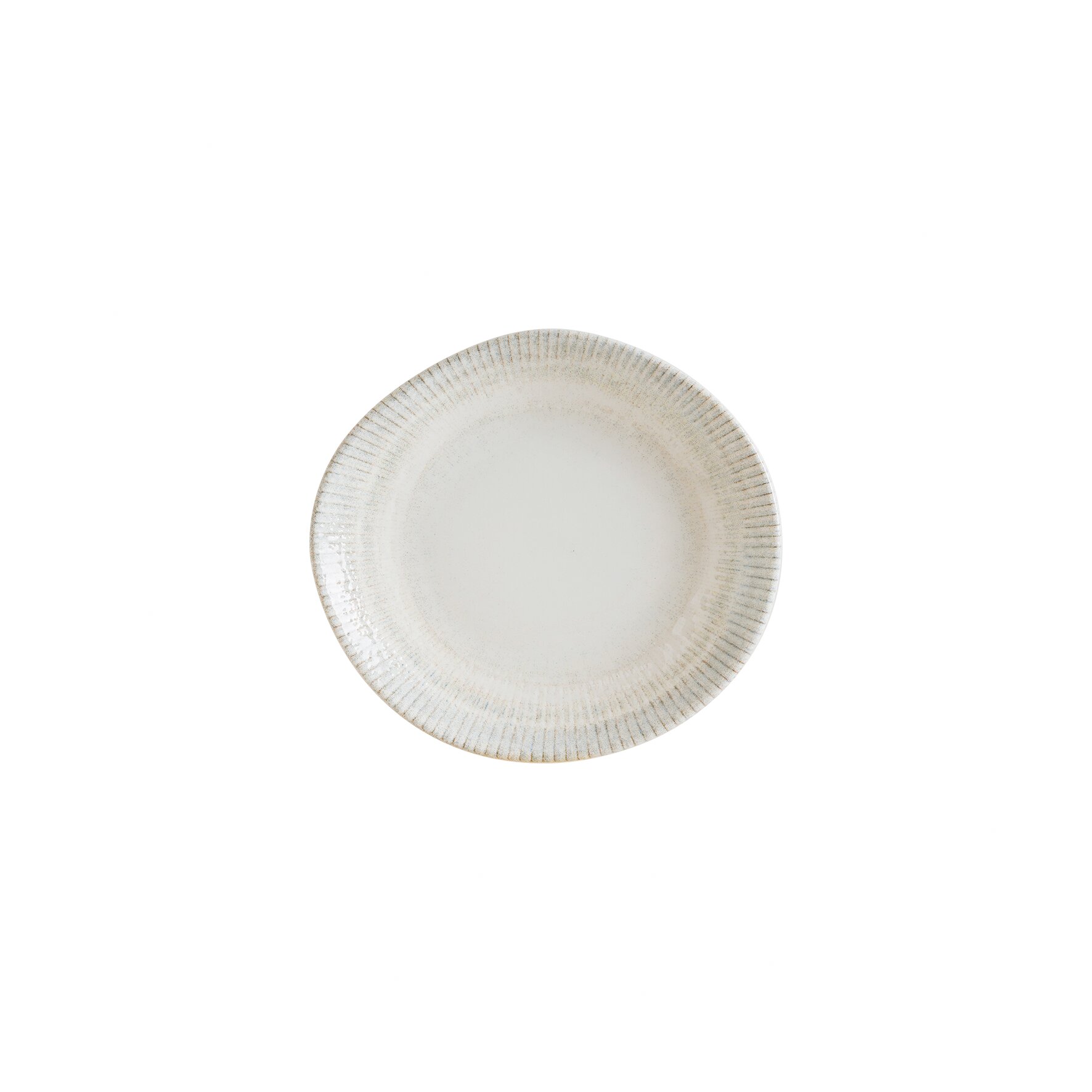 Teller flach Vago 155 x 135 mm creme Galata