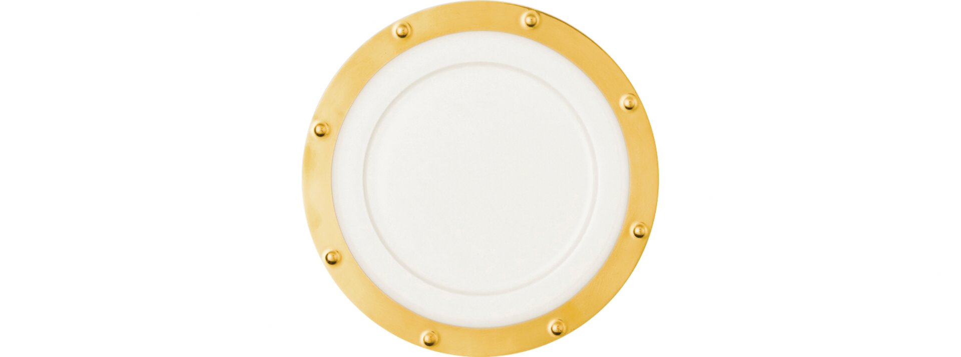 Teller rund Queen Golden 160 mm crème Golden Ultra