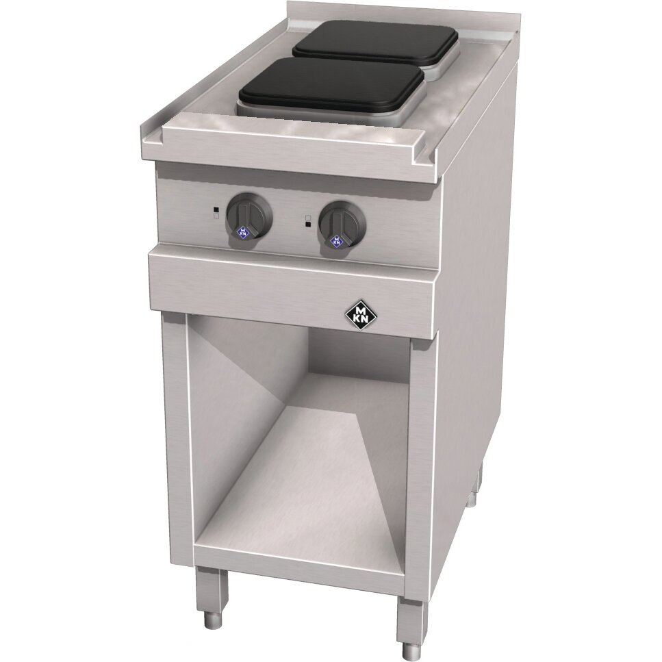 Elektro-Herd 2 Platten / Optima 700 /  Kochplatten 220 x 220 mm