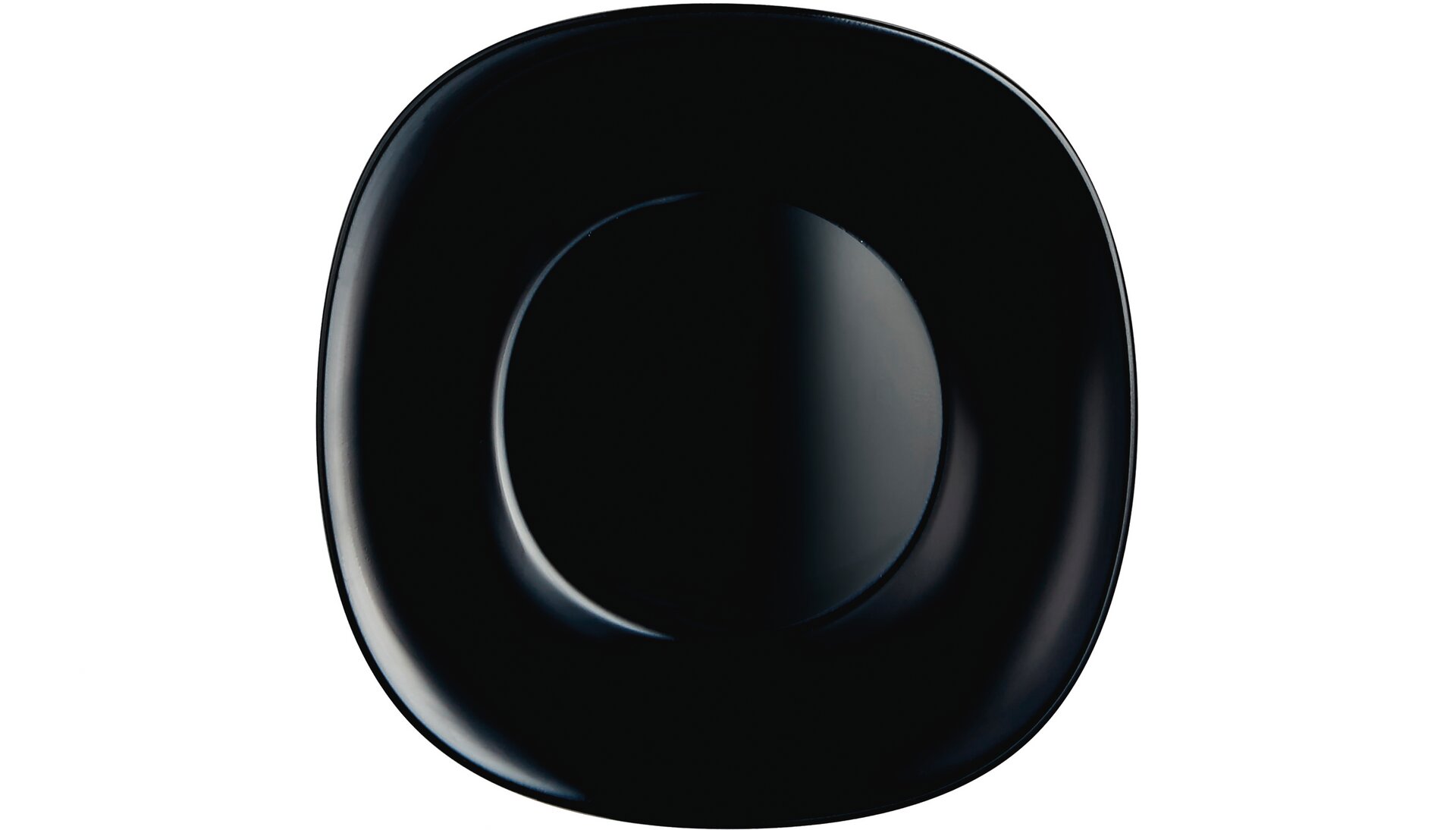 Teller tief 212 mm black Carine